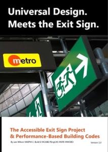 Universal Design Meets the Exit Sign Cover Artwork
