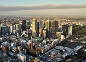 Melbourne skyline during the day
