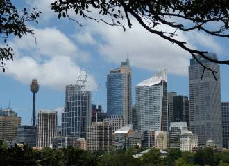 Sydney city skyline